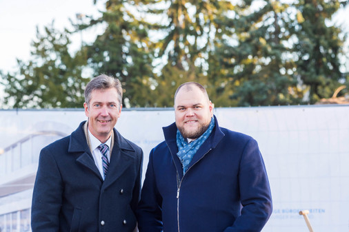 Oberbürgermeister Schuchart mit Evgeny Porokhnya